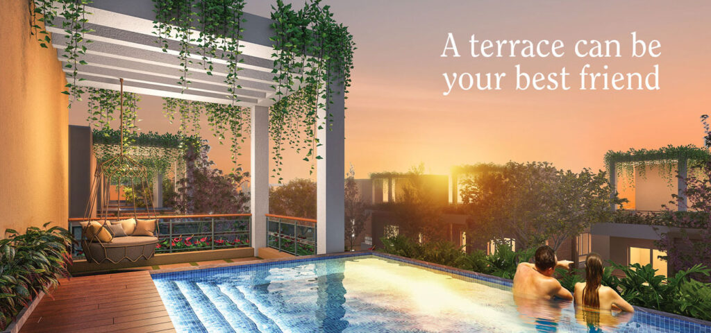 A terrace can be your best friend – Enjoy bungalow life at Gems Bougainvillas Joka!