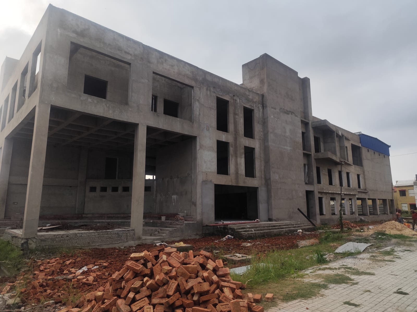 Opal Club,1.Outside plaster completed. 2.Ground, 1st and 2nd floor internal plaster completed. 3. Putty work in progress - Ground+1st Floor 4. Flooring work is in progress - Ground + 1st Floor as on May2026