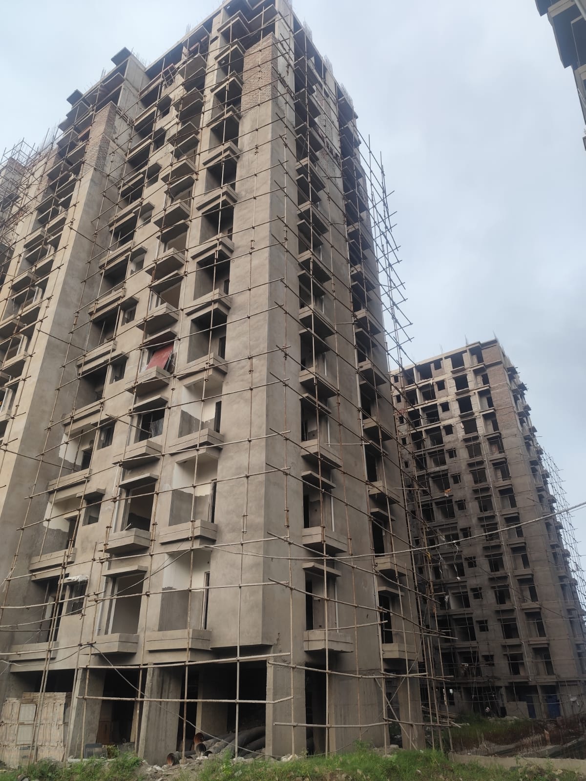Tanzanite Tower I, Outside Plaster - 70% completed Putty and Flooring work done from 2nd to 8th Floor Conduite laying completed as on May2026